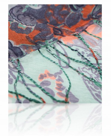 Палантин Женский S-PAISLEY.ANIMAL/TAU